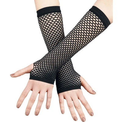 Afbeelding van Gothicana by EMP Zwarte visnet handschoenen Vrouwen Standard