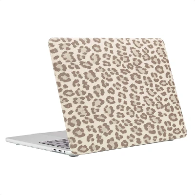 Afbeelding van Selencia Sabi Cover / Hardcase MacBook Pro 13 Inch (2020 2022) Kunstleder Soft Ivory