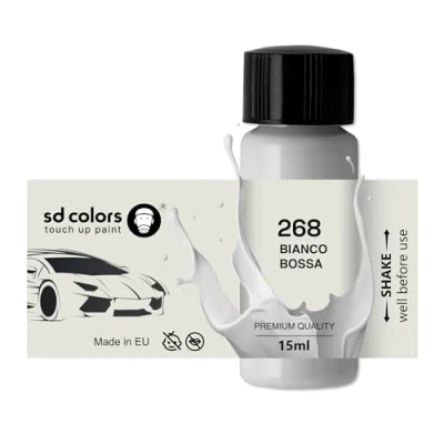 Afbeelding van SD COLORS BIANCO BOSSA NOVA 268 268A 268/A 674 934 Nieuwe Touch Up Verf 15 ML REPARATIE KRASCHIP BORSTEL KLEURCODE (ALLEEN VERFINT)