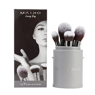 Afbeelding van Maiko Penseelset, 9 delig, grijs