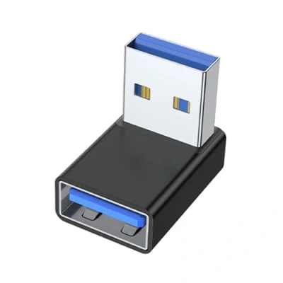 Afbeelding van MOLKASIA USB Adapter 90 Graden Rechts Mannelijke naar Vrouwelijke Koppeling Connector voor Laptop PC Extension Converter
