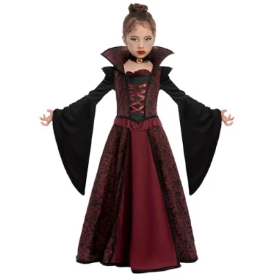 Afbeelding van Halloween Vampire Royal Girl kinderkostuum