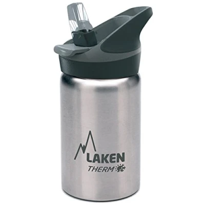 Afbeelding van Thermo Jannu 0.35L Dubbelwandige isolerende rvs fles met drinksysteem