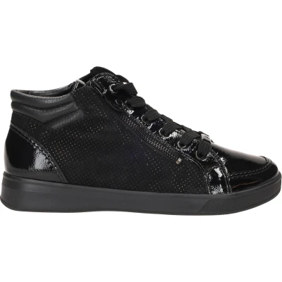 Afbeelding van ara Romst Sneakers hoog schwarz, Dames, Maat: 38, Schwarz Schoenen