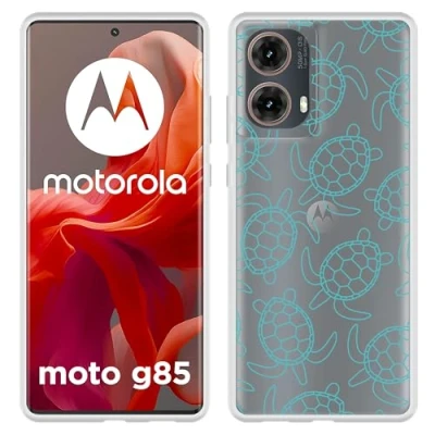 Afbeelding van Cazy Hoesje geschikt voor Motorola Moto G85 Siliconen Schildpadjes