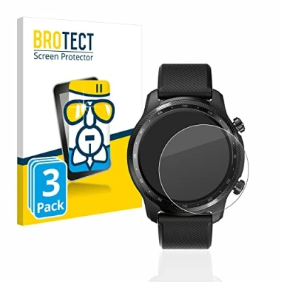 Afbeelding van BROTECT Glas Screen Protector voor Mobvoi Ticwatch Pro 3 Ultra GPS (3 Stuks) Schermbeschermer [9H Hardheid, Beschermglas Folie niet Gehard Glas]
