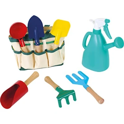 Afbeelding van Small Foot Tuintas met Tuingereedschap, 8dlg.