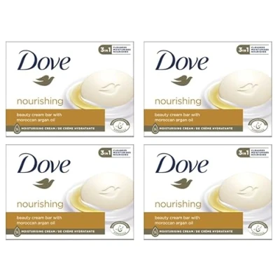 Afbeelding van Dove Zeep Nourishing Soap Bar (4 x 90 g)