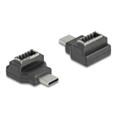 Afbeelding van Delock Adapter USB 10 Gbps Type C™ Stecker zu Typ E Key A Buchse