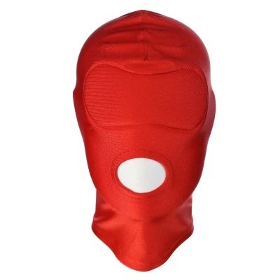 Afbeelding van BDSM Masker met Open mond Rood