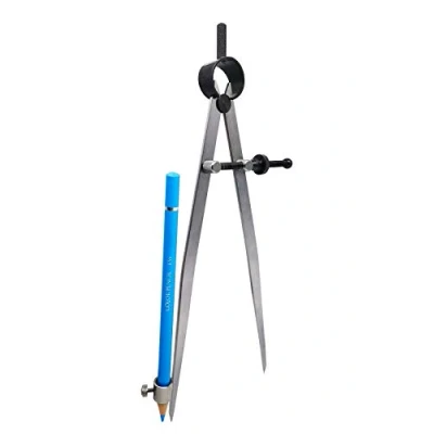 Afbeelding van ZLKSKER 8 &quot;Precisie Spring Wing Divider/Scriber met Potlood Houder, Staal Kompas, Platte Been Divider