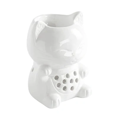 Afbeelding van Zen&#039;Aroma Ceramic Geurbrander multifunctioneel geluksartikel eenvoudige aromatherapie geurende smeltbrander decoratie kat Maneki Neko dierenfiguur 40 ml H 12,5 cm