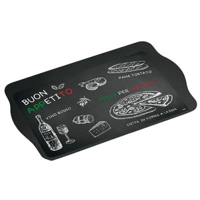 Afbeelding van Dienblad Rechthoekig Met Print Boun Appetito Design koffie Thee