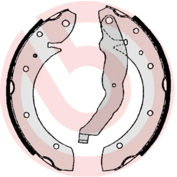 Afbeelding van Brembo Remschoen set S 06 506