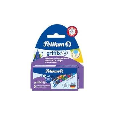 Afbeelding van Pelikan 960559 Inktpatronen griffix GTP/5 koningsblauw