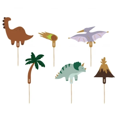 Afbeelding van Dino Multicolor 6 stuks