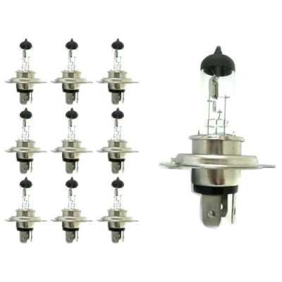 Afbeelding van 10 Pezzi Lampada Alogena 12V per auto (H4 P43T 60/55W)