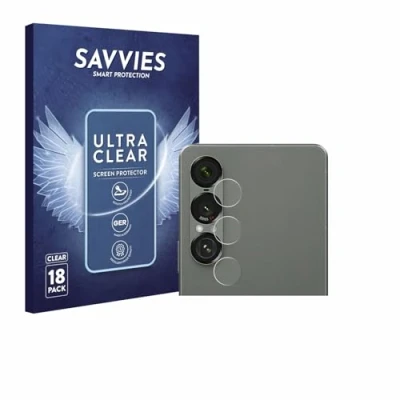 Afbeelding van Savvies Screenprotector voor Sony Xperia 1 VII (ALLEEN Camera Lens) Folie Beschermfolie transparant (18 Stuks)