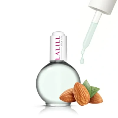 Afbeelding van LALILL Nail Cuticle Oil 75 ml amandelnagelverzorgingsolie nagelolie verzorging voor nagels nagelriemen SPA manicure nageldesign handen veganistisch met pipet
