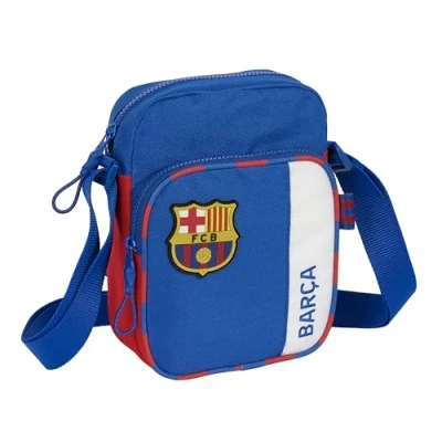 Afbeelding van Schoudertas F.C. Barcelona Blauw Kastanjebruin 16 x 22 6 cm