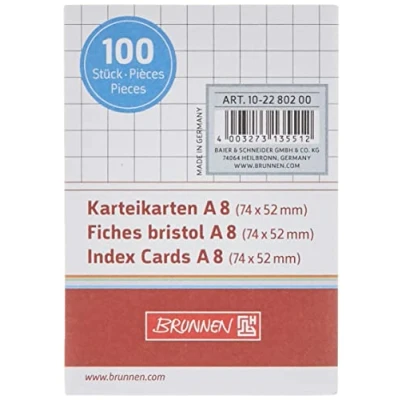 Afbeelding van Systeemkaart A8 kar ws 100 stuks