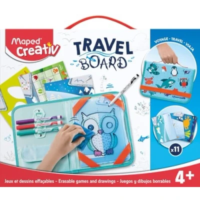 Afbeelding van Maped Travel Board transparant witbord dieren lei
