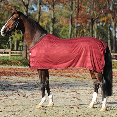 Afbeelding van Kavalkade Vliegendeken Stripe Bordeaux 155/205