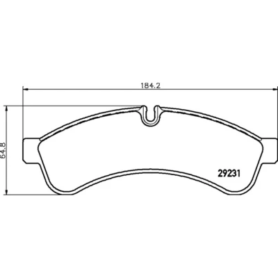 Afbeelding van Brembo Remblokset P A6 030