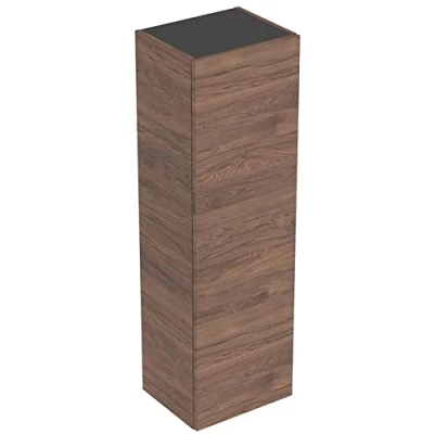 Afbeelding van Geberit Smyle Square half hoge kast met deur, noten hickory 360 x 1180