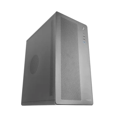 Afbeelding van Mars Gaming Tacens AEROM,Micro ATX PC Behuizing, Robuuste Metalen Constructie met Voorrooster,1x Ultra Stille Achterventilator 120mm,Ondersteuning voor tot 3x Voorventilatoren,MiniTower, USB 3.0,Zwart