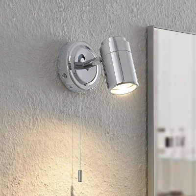 Afbeelding van Lindby Remilan wandlamp, chroom