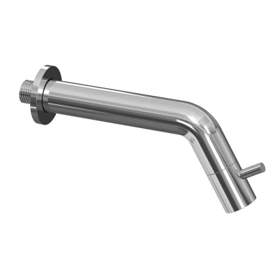 Afbeelding van INK Fonteinkraan 18cm inbouw inkortbaar messing Chroom