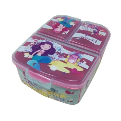 Afbeelding van Theonoi broodtrommel voor kinderen, lunchbox, sandwichbox naar keuze: Mickey, Spiderman, Avengers, Frozen, PJ Masks van kunststof, BPA vrij, leuk cadeau Frozen II
