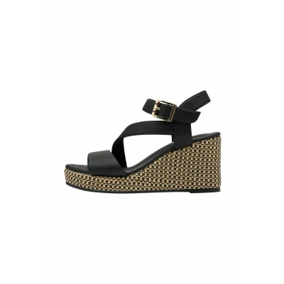 Afbeelding van s.Oliver Sandalen met hoge hak, Dames, Maat: 39, Black Schoenen