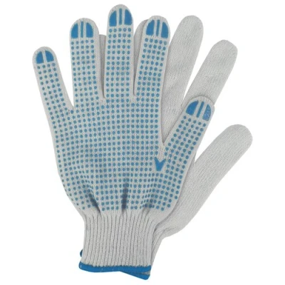 Afbeelding van Werkhandschoenen katoen blauw