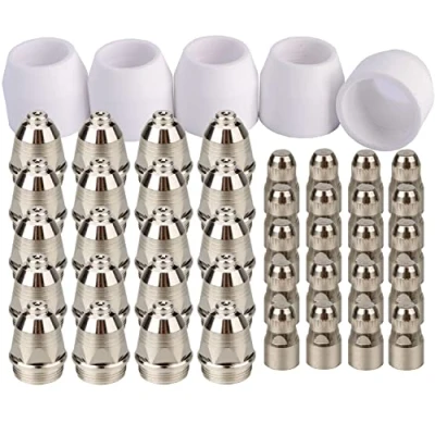 Afbeelding van P80 Plasmasnijder Nozzle Elektroden Verbruiksartikelen 1.1 Tip 40Amp 45pcs Kit