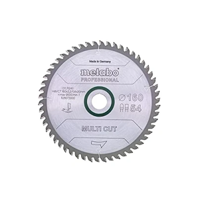 Afbeelding van Metabo MULTI CUT PROFESSIONAL 628293000 Cirkelzaagblad 165 x 20 1.4 mm Aantal tanden: 54 1 stuk(s)