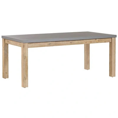 Afbeelding van Beliani OSTUNI Tuintafel Grijs Vezelcement