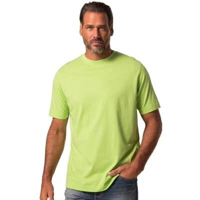 Afbeelding van JP1880 Grosse GRÖSSEN BIS 8XL Motiv AUF DER Brust Rundhalsausschnitt Tshirt basic, Heren, Maat: XL, May green