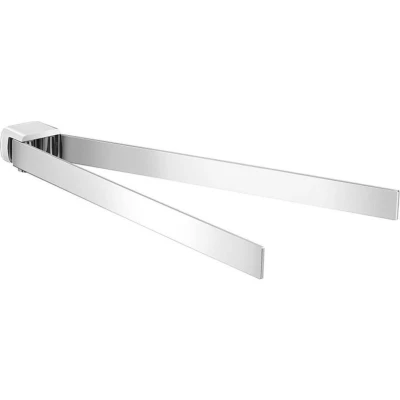 Afbeelding van Dubbele Handdoekhouder Sapho Pirenei Draaibaar 35.9 cm Chroom