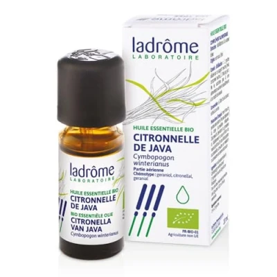 Afbeelding van Citronella etherische olie Ladrome bio 10 ml