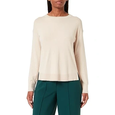 Afbeelding van s.Oliver Black Label Feiner Rollkragen Trui, Dames, Maat: 48, Beige