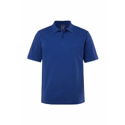 Afbeelding van JP1880 Knopfleiste Kragen Poloshirt, Heren, Maat: Large, Dark sapphire