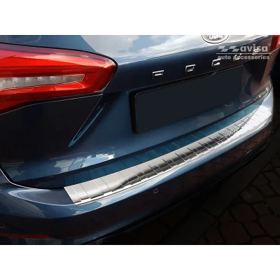 Afbeelding van Avisa RVS Achterbumperprotector passend voor Ford Focus IV Kombi 2018 &#039;Ribs&#039;