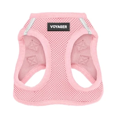 Afbeelding van Voyager Step in Air Hondentuig Instapharnas van mesh voor alle weersomstandigheden kleine en middelgrote honden Best Pet Supplies harnas (roze), XX Small