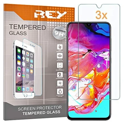 Afbeelding van Screen protector film voor Samsung Galaxy A70 A70s, Schermbeschermer Gehard glas, Tempered Glass, (3x verpakking)