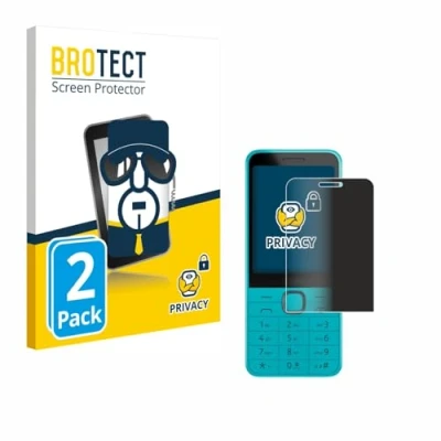 Afbeelding van BROTECT privacy screenprotector voor Nokia 235 4G (2024) Folie Beschermfolie Blauwlichtfilter (2 Stuks)