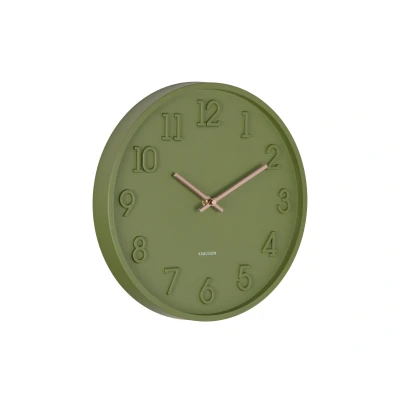 Afbeelding van Karlsson Wandklok Calma Army green