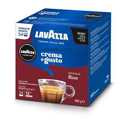 Afbeelding van Lavazza A Modo Mio Crema e Gusto Ricco 54 Koffie Capsules (1)