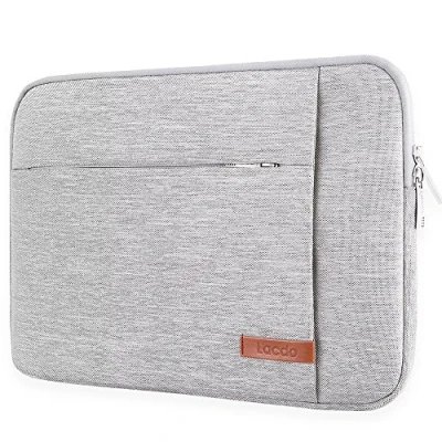 Afbeelding van Lacdo 11 inch Laptop Sleeve Tas voor Samsung ASUS Dell HP Chromebook 11, Stream 11.6 Lenovo IdeaPad 3 Chromebook, Surface Pro 9 8 X 6 7, MacBook Air Laptoptashoes, Grijs